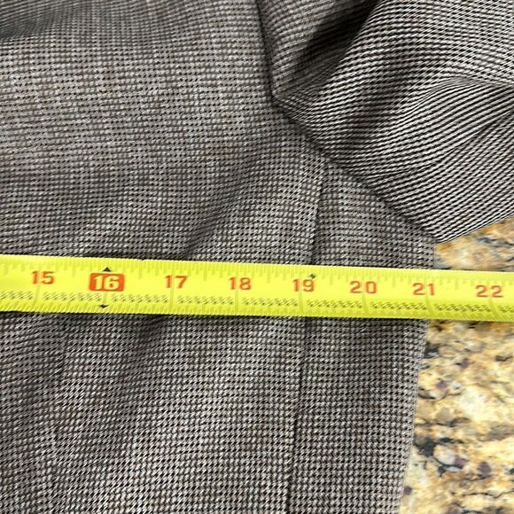 Tahari Brown One Button Closure Blazer Jacket Size 12 - Picture 7 of 10